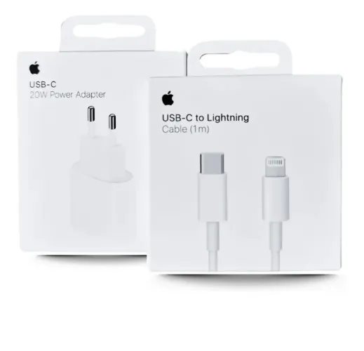 Kit Fonte e Cabo Lighting Original Apple !