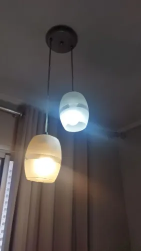 Pendente Duplo de Vidro