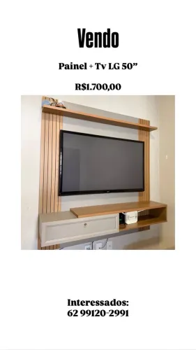 Painel + TV LG 50 Polegadas