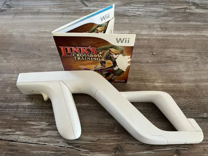 Nintendo Wii Zapper + Link Crossbow Training | ORIGINAIS