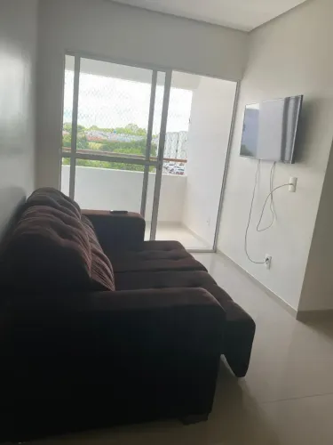 Apartamento mobiliado com varanda e lazer completo | Condomínio Plaza Mayor