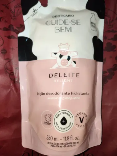Hidratante o Boticário deleite refil R$50,00 entrego