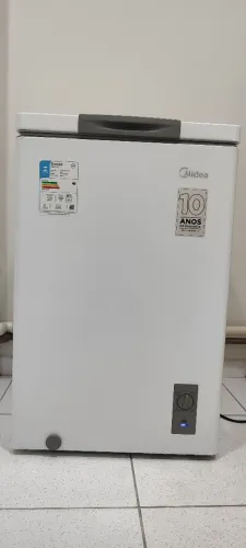 Freezer Horizontal Midea 100L Inverter Branco Bivolt