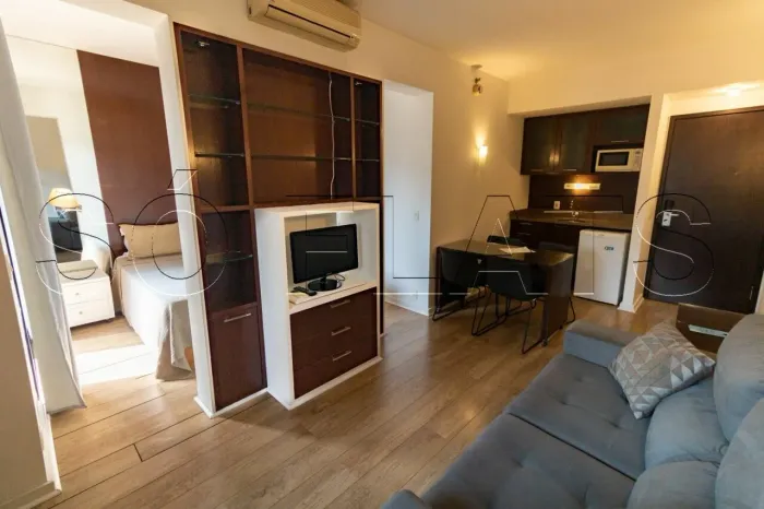 Flat StayBridge 38m² 1 dormitório 1 vaga de garagem para locação no Itaim Bibi.