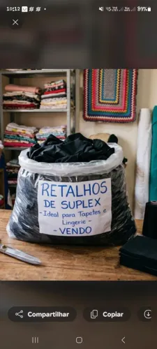 Saco de Retalhos de Suplex - Perfeito para Tapetes, Calcinhas e Artesanato!