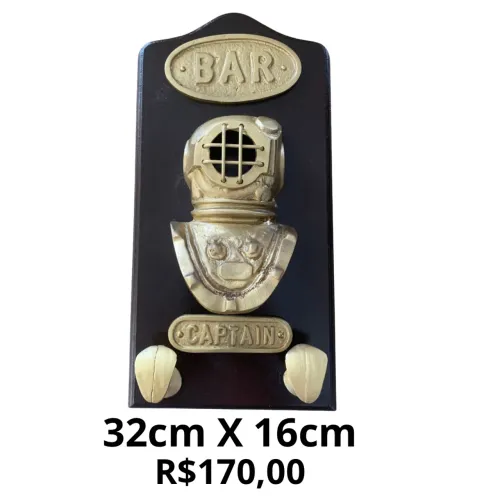 Escafandro , escotilha , hélice , peças Náuticas Decorativas
