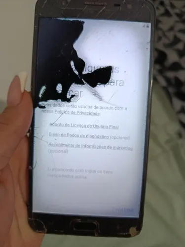 J7 prime tela trincada 50,00