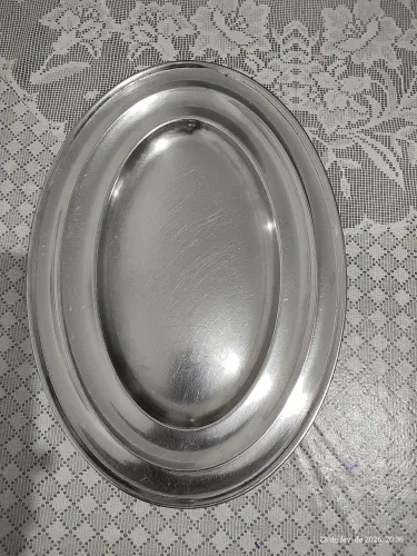 Travessa de inox oval da marca Fracalanza