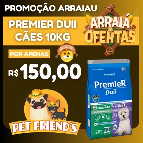 Ração premier 10 k mega oferta 