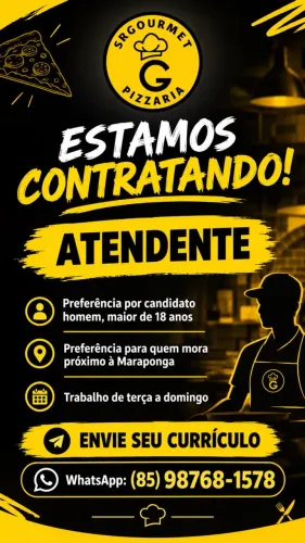 Vaga para atendimento