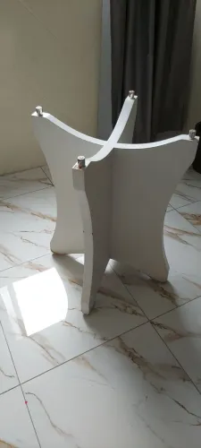 Base para mesa de vidro 74cm de Altura 