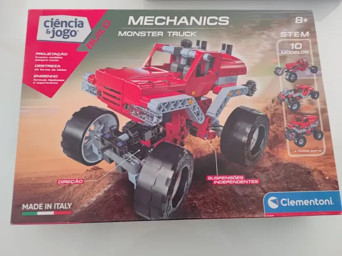 kit de construção Clementoni Mechanics Monster Truck
