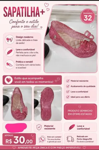 Sapatilha Infantil