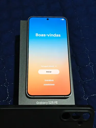 GALAXY S25FE, 256GB, IMPECÁVEL, ESTADO DE NOVO, OBTIDO DIA 14/01/26, COM GARANTIA E NFE.