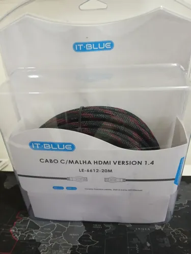 Cabo HDMI com malha de 20 metros / SUPER PROMOÇÃO