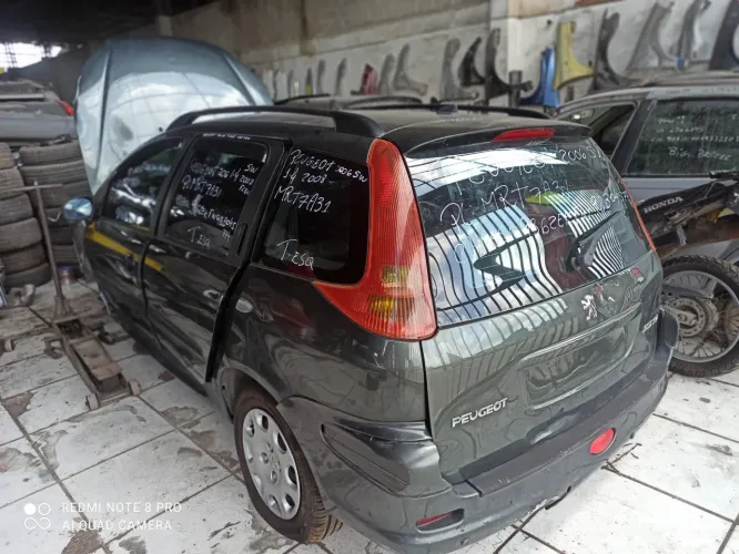 VENDO PEÇAS PEUGEOT 206 SW 1.4 2008 - COM NOTA FISCAL