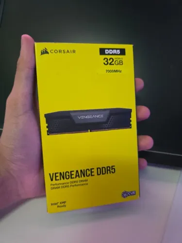 (LACRADA) Memória Ram 32GB (2x16GB) 7000MHz CL34 DDR5 Corsair Vengeance