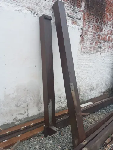 Pergolado - conjunto madeira trabalhada para pergolado