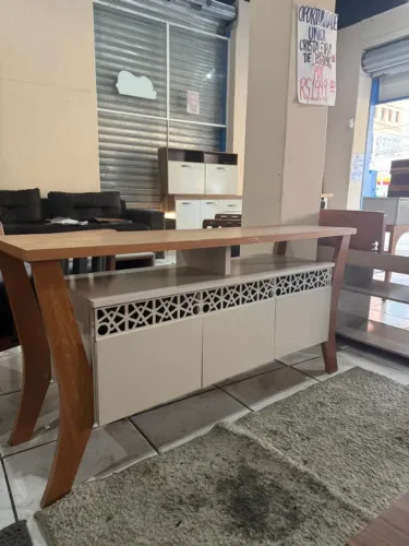 APARADOR MODERNO MDF BRANCO