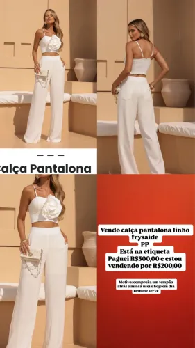 Calça Linho Nova