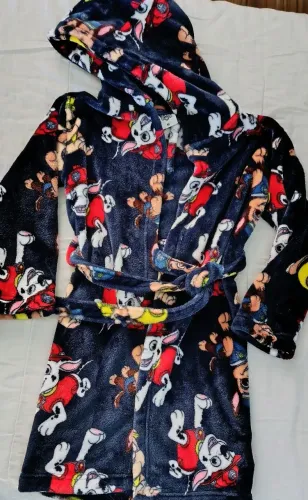 Roupão Infantil em fleece Tam M