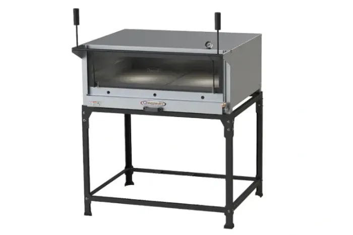 Forno Industrial Inox à Gás Refratário Extra 950x950 - Itajobi