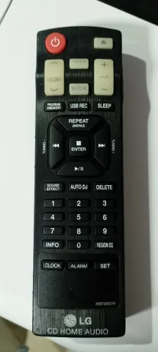 Controle remoto SOM LG USB AKB */usado