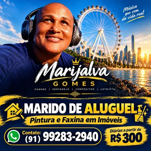 DIARISTA E PINTOR MARIDO DE ALUGUEL