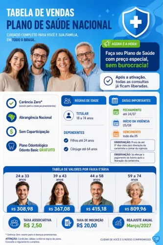 Vendedor de planos de saúde