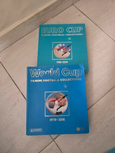 Álbuns Copa do Mundo e Eurocopa ( PANINI coleção)