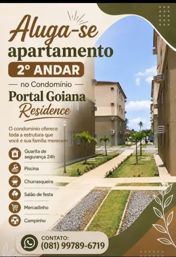 Aluga-se Apartamento Portal Goiana