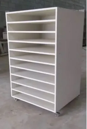 ORGANIZADOR PARA PAPELARIA - PORTA CARTOLINA COM RODAS - NOVO - ENTREGA RÁPIDA