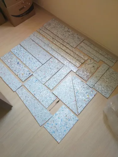 Placa Ecológica 4mm Retalhos e Sobras lote 22 peças