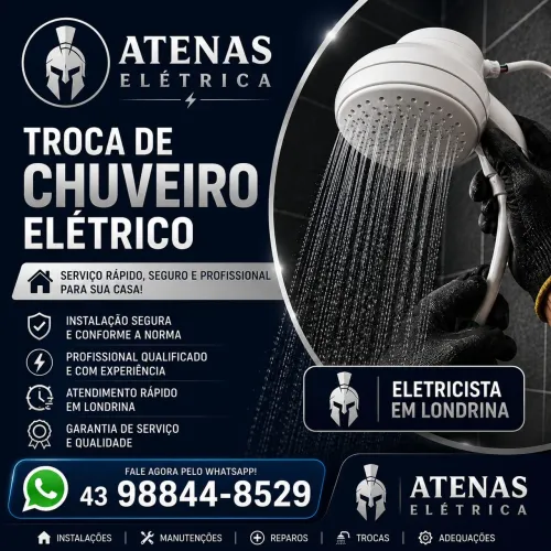 Troca de Chuveiro Elétrico 