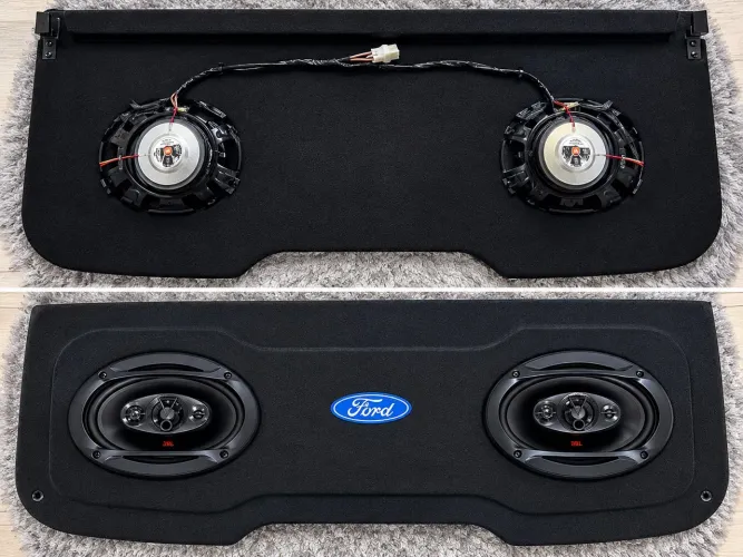 Tampão Traseira Ford Com Alto- Falantes JBL 6x9