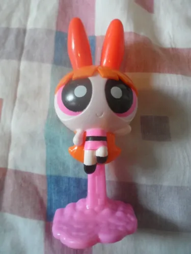 Boneco Florzinha Meninas Super Poderosas do Burger King 12 cm de altura