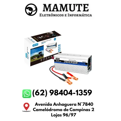 Inversor Conversor Veicular 2000w 12v P/ 220v Potência Kp-550a Knup