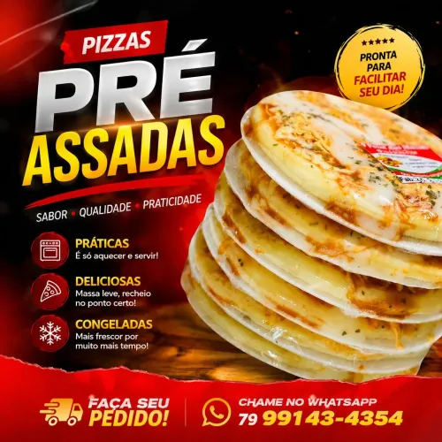 Pizzas pré assadas