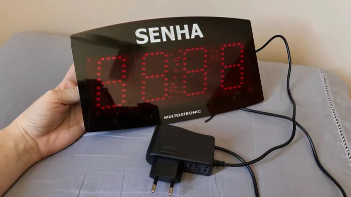 Painel de Senha Aleatória Atendimento Comércio