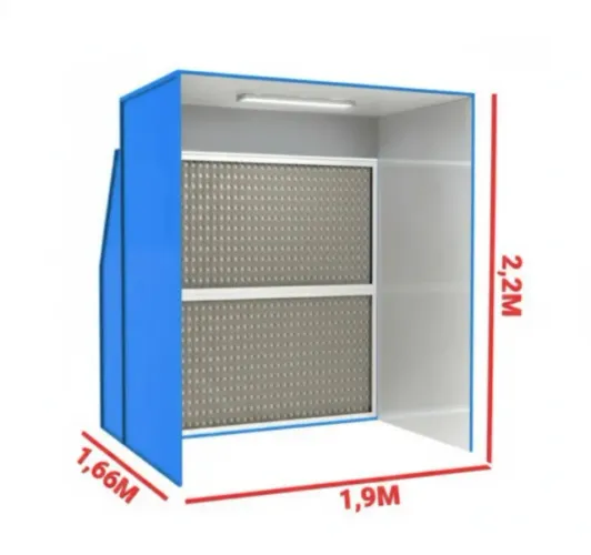 Cabine de Pintura Profissional Seca IG-001 - Alta Performance e Pronta Entrega!