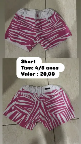 Short infantil