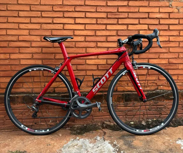 Bike Speed Scott Foil Carbon Tam 54 - Shimano Ultegra Completa