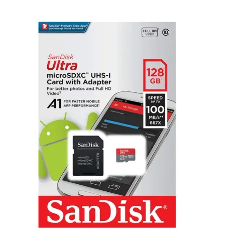 Cartão Memória Ultra 128 Gb Classe 10 Sandisk