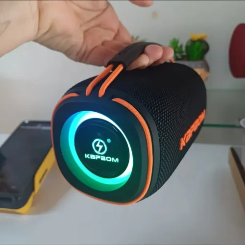 Caixa de som 30W KAPBOM portátil nova ótima qualidade de som