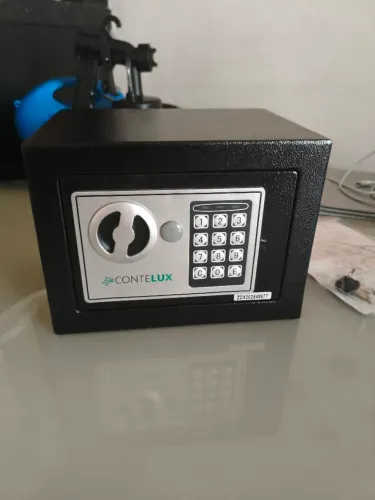 Cofre digital 23 cm silver Power