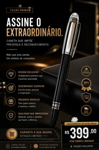 Caneta Mont Blanc