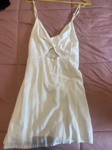 vestido youcom linho branco M