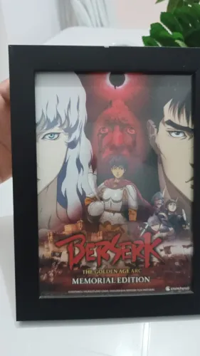 Quadro moldurado para decoração - Berserk "The Golden Age Arc" Edição Crunchyroll