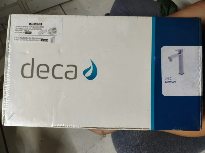 Torneira Deca Unic cromada monocomando 2270 C90 lacrada