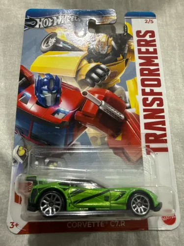 Hot Wheels Transformes Corvette C7.R
